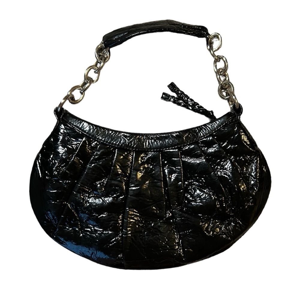 5/$25 Nine West NWOT adorable black and silver shoulder purse